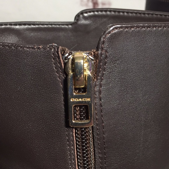 Coach Jemma Brown Leather Ankle Boots - Picture 9 of 14